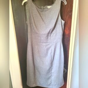 Womens Grey Workwear Dress